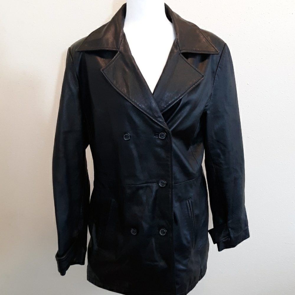 Vintage Middlebrook Park Black Leather Jacket